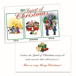 The Spirit of Christmas Cards (30 cards with envelopes)