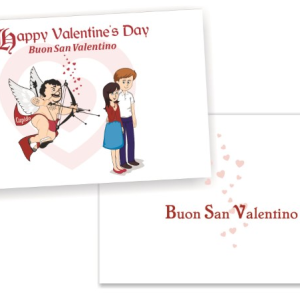 Valentine's Day Card with Envelope