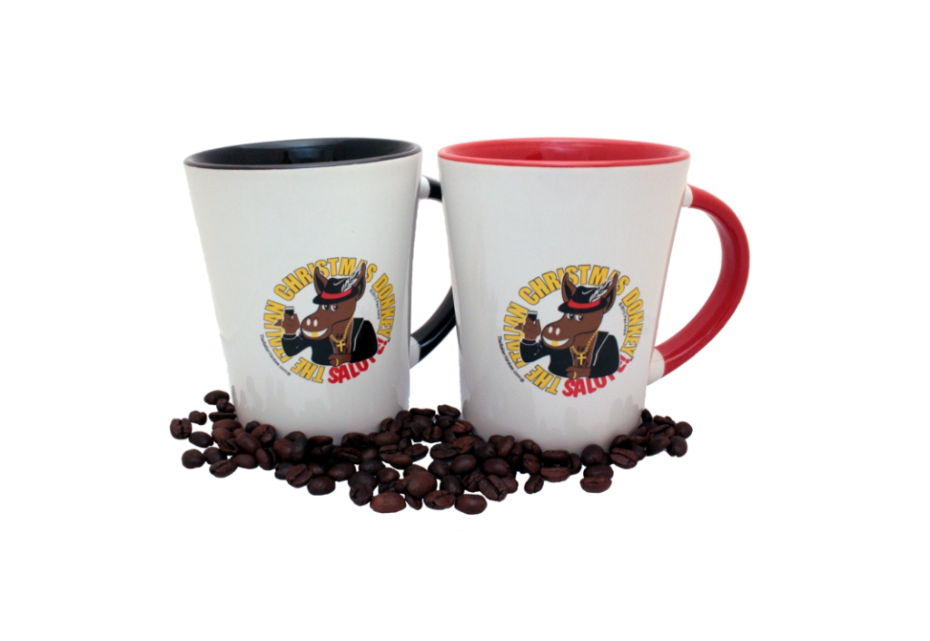 Italian Christmas Donkey Mug Set